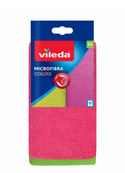 Paños microfibra de colores Vileda