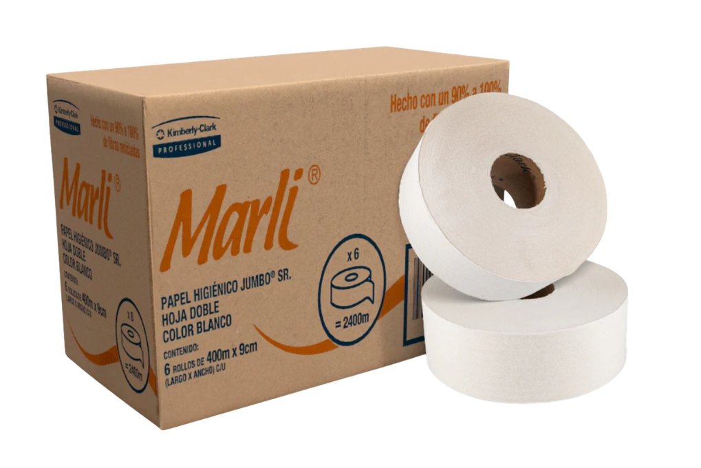 Papel higiénico Jumbo Sr Marli