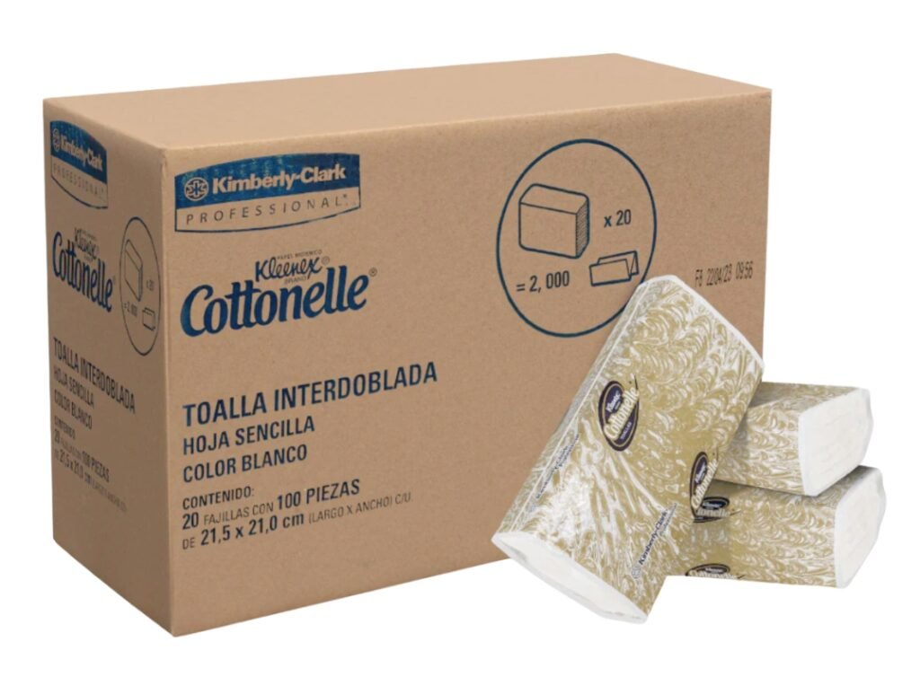 Toalla Interdoblada Kleenex Cottonelle