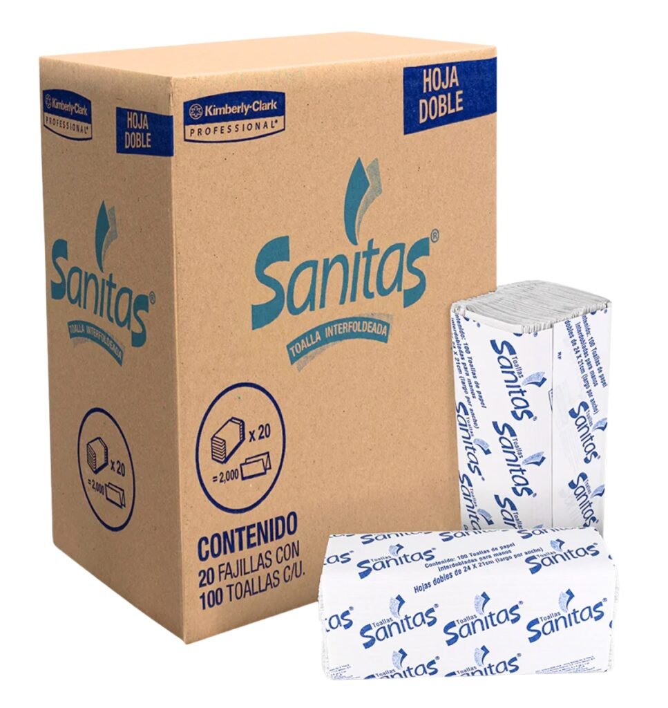 Toalla para manos interdoblada Sanitas