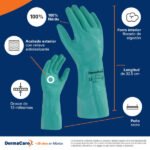 GUANTE DE NITRILO VERDE - Imagen 2