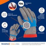 GUANTE ANTICORTE ACERO INOXIDABLE - Imagen 4