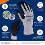 GUANTE ANTICORTE CON NITRILO MICROPOROSO - Imagen 4