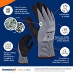 GUANTE ANTICORTE DE POLIETILENO CON NITRILO EN PALMA - Imagen 5