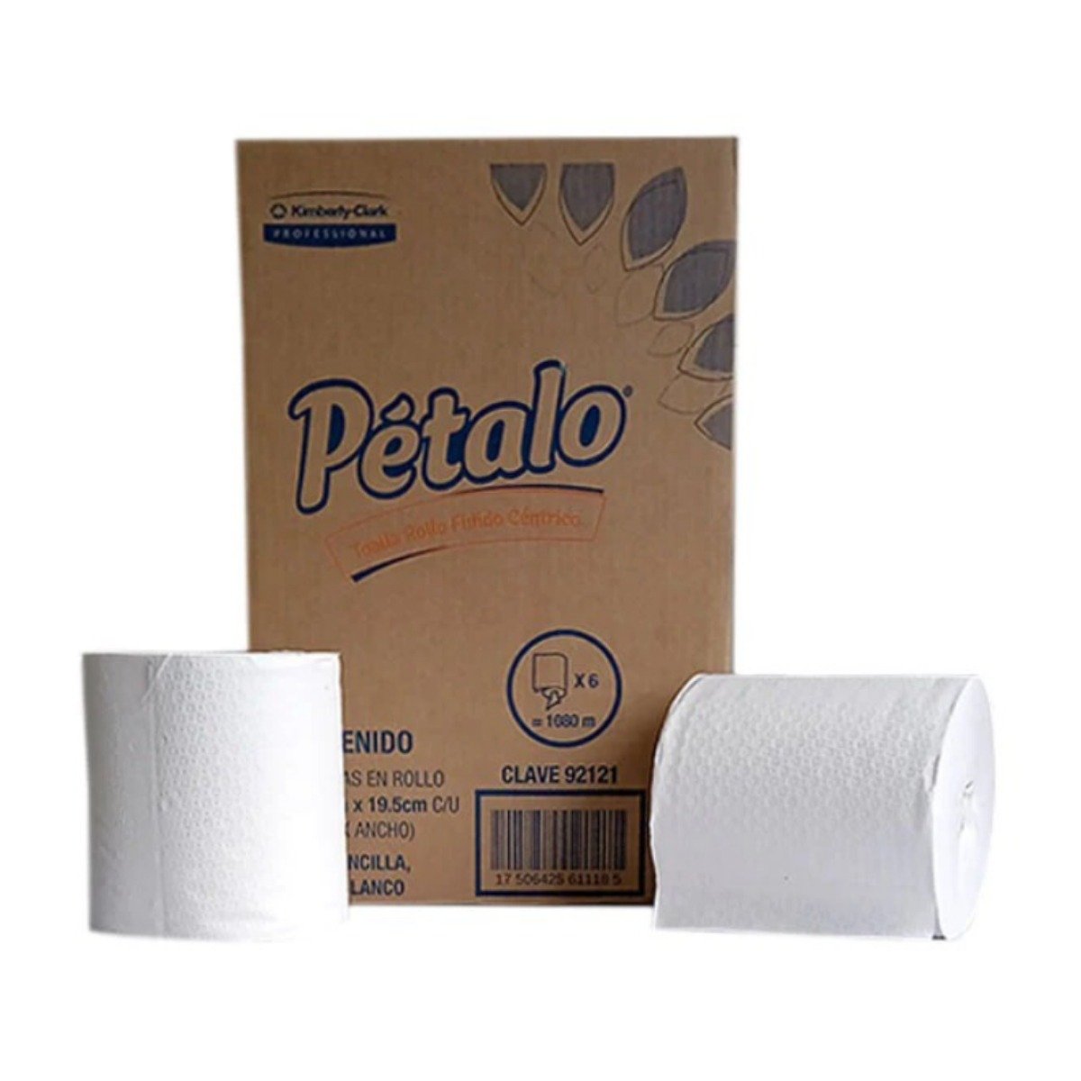 Toalla en rollo fluido centrico Petalo