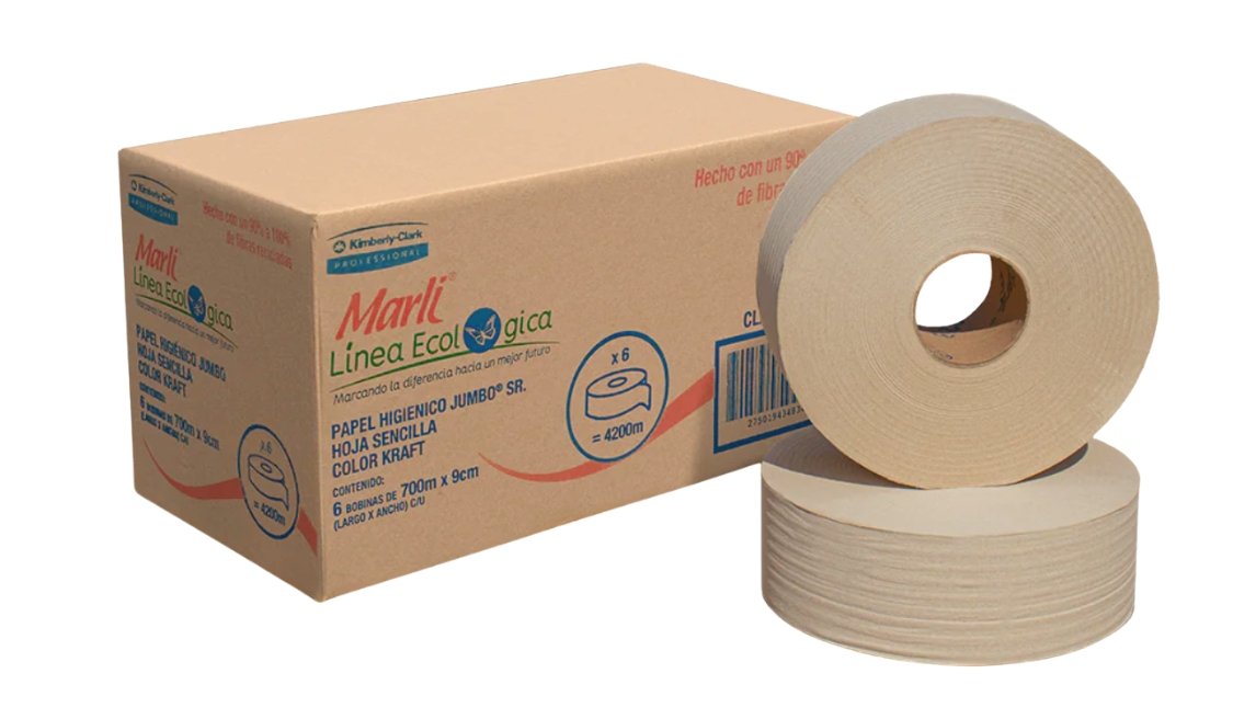 Papel higiénico Marli Ecológico Master 700 mt