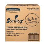 TOALLA INTERDOBLADA SANITAS - Imagen 3